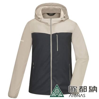 【歐都納 ATUNAS】男女 蚊瘋不動驅蚊防曬涼感風衣外套.夾克/抗UV，透氣輕量/A1GA2402N 卡其/深藍 