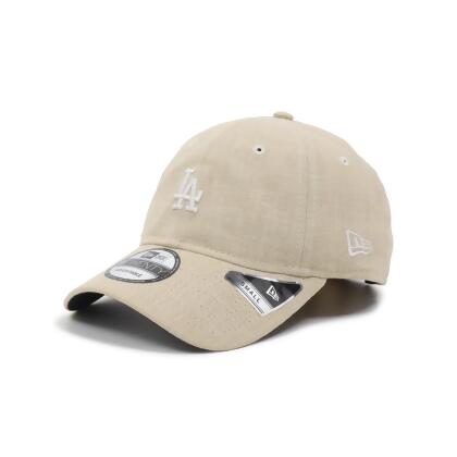 New Era 棒球帽 Soft Nature-Linen MLB 石灰色 920S 洛杉磯道奇 LAD 老帽 帽子 NE14148166 