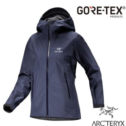 【ARCTERYX 始祖鳥】女 Beta LT Gore-Tex 防水透氣連帽外套/X000007239 黑寶石 