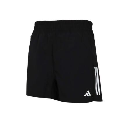 ADIDAS 女運動短褲-慢跑 運動 訓練 愛迪達 黑白 
