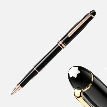 萬寶龍 MONT BLANC 經典金夾鋼珠筆 