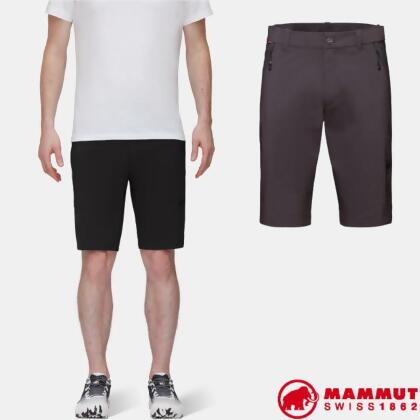 【MAMMUT 長毛象】男 Hiking Shorts Men 輕量健行短褲/1023-00121-00150 幻影黑 