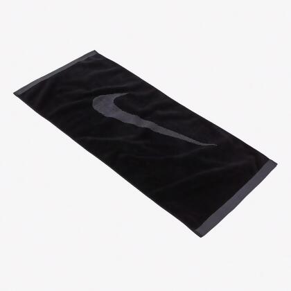 Nike 運動⽑⼱ 黑色 運動 純棉 健身 訓練 吸汗 柔軟 毛巾 NET1304-6MD 