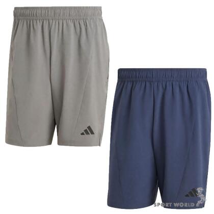 Adidas 短褲 男裝 拉鍊口袋 排汗 灰/藍 IN5612/IX9063 