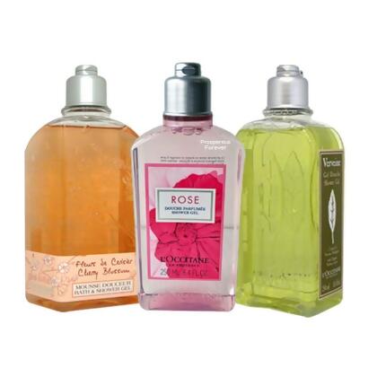 L'OCCITANE 歐舒丹 沐浴膠250ml (馬鞭草/櫻花/玫瑰) 