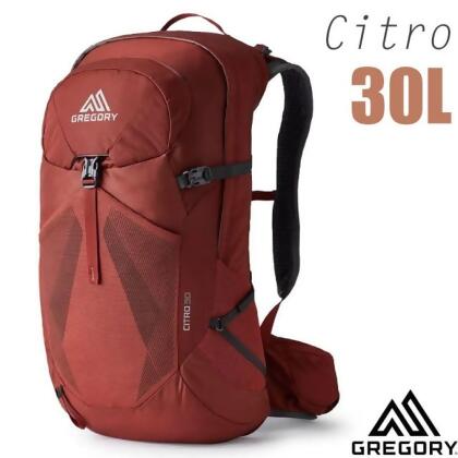 【GREGORY】CITRO 30L 多功能登山背包(3D包覆臀帶+高透氣背負系統) 126880-1129 磚石紅 