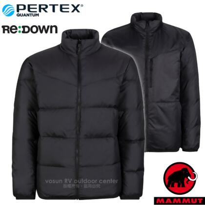 【MAMMUT 長毛象】男 Whitehorn 輕量保暖正反兩穿羽絨外套.夾克/1013-01080-0052 黑 