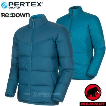 【MAMMUT 長毛象】男 Whitehorn 輕量保暖雙面穿羽絨外套/1013-01080-50266 水鴨藍/藍寶石 