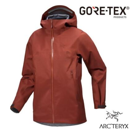 【ARCTERYX 始祖鳥】女 Beta Gore-Tex 防水透氣連帽外套(僅300g) X000009239 紅衫紅 
