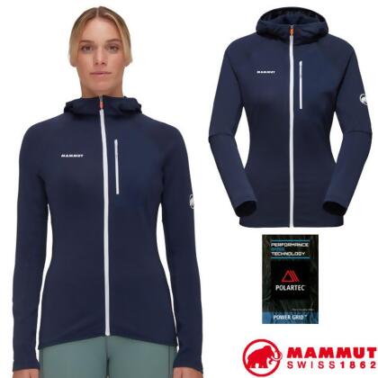 【MAMMUT 長毛象】女 Aenergy Light 超輕量保暖連帽外套/1014-05550-5118 海洋藍 