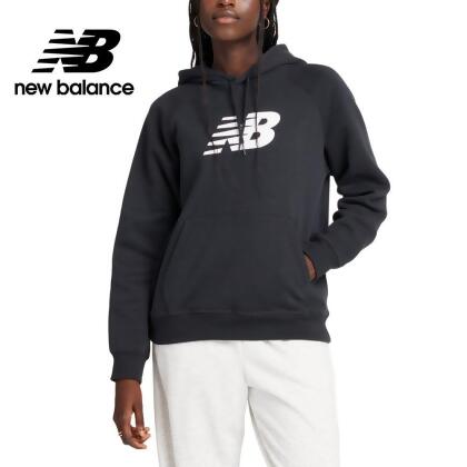 【New Balance】刷毛連帽長袖上衣-WT43524BK女性【官方直營】 