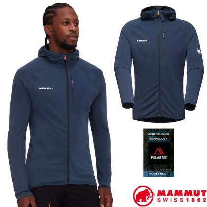 【MAMMUT 長毛象】男 Aenergy Light 超輕量保暖連帽外套.夾克/1014-05540-5118 海洋藍 