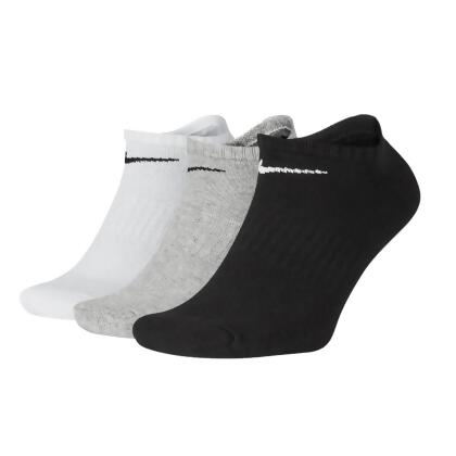 Nike 襪子 Performance 男女 黑 灰 白 踝襪 船型襪 三色 三雙入 薄款 SX4705-901 