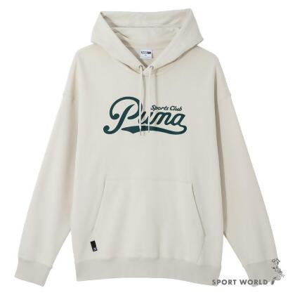 Puma 連帽長袖上衣 男裝 帽T 瘦子代言款 純棉 米 63094680 
