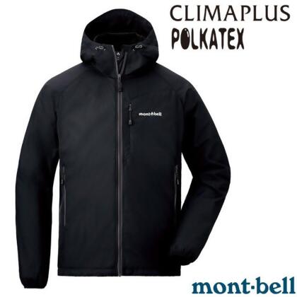 【mont-bell】男 LT SHELL PARKA 輕量防撥水連帽風衣.外套.禦寒大衣/1106645 BK 黑 