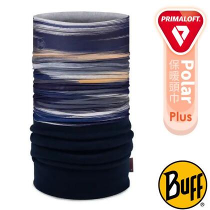 【BUFF】Polar 保暖頭巾 Plus. PrimaLoft 超彈性刷毛魔術頭巾/134572-787 午夜流線 