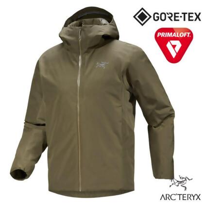 【ARCTERYX 始祖鳥】男 Solano Down Hoody防風透氣保暖羽絨連帽外套/X000008500 龍紋綠 