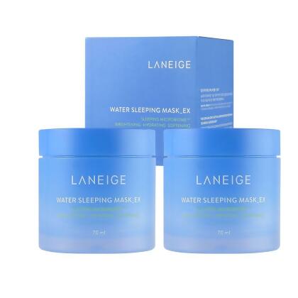 LANEIGE蘭芝 超能亮睡美人晚安面膜EX(70ml) 2入組_國際航空版 