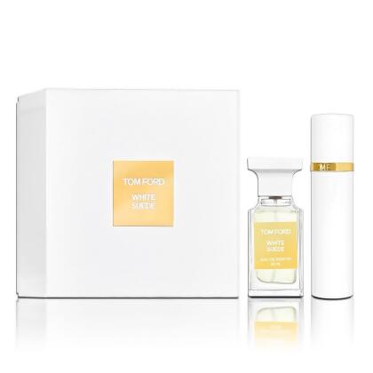 TOM FORD White Suede 私人調香系列-經典白麝香淡香精禮盒(淡香精50ML+隨身瓶10ML) 