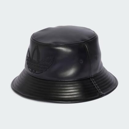 ADIDAS BUCKET HAT 中性 漁夫帽 黑色 皮革 IY4055 