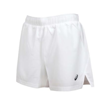 ASICS 女網球2IN1短褲-吸濕排汗 運動 休閒 網球 白黑 