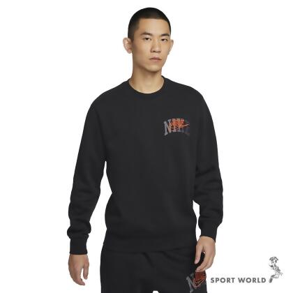 【下殺】Nike 男裝 長袖上衣 刷毛 刺繡 黑 FV4446-010 