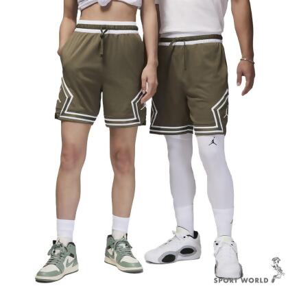 Nike 籃球褲 男裝 短褲 Jordan 抽繩 綠 DX1488-222 
