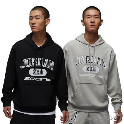 【下殺】Nike 連帽長袖上衣 男裝 帽T Jordan 黑/灰 FV8627-010/FV8627-050 