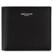 SAINT LAURENT East West Grained Leather Wallet SAINT LAURENT East West Grained Leather Wallet