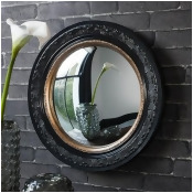 Langford Black 51cm Wall Mirror Black Langford Black 51cm Wall Mirror Black
