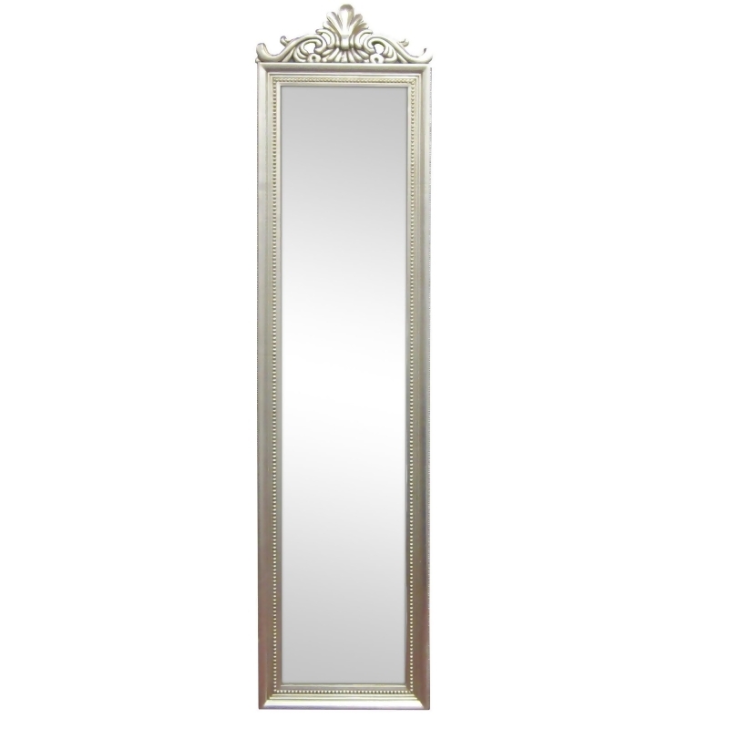 Ornate Cheval Full Length Mirror Silver, Full Length Ornate Mirror Dunelm