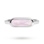 Forever Joma The Rare Rose Quartz Rings - Ring Size L Forever Joma The Rare Rose Quartz Rings - Ring Size L