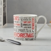Victoria Eggs Festive Fun Christmas Mug Red Victoria Eggs Festive Fun Christmas Mug Red