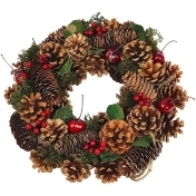 Yuletide Cone Christmas Wreath Yuletide Cone Christmas Wreath