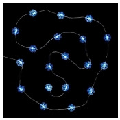 Habitat Micro Snowflake 20 Led Battery Operated Christmas Light Habitat Micro Snowflake 20 Led Battery Operated Christmas Light