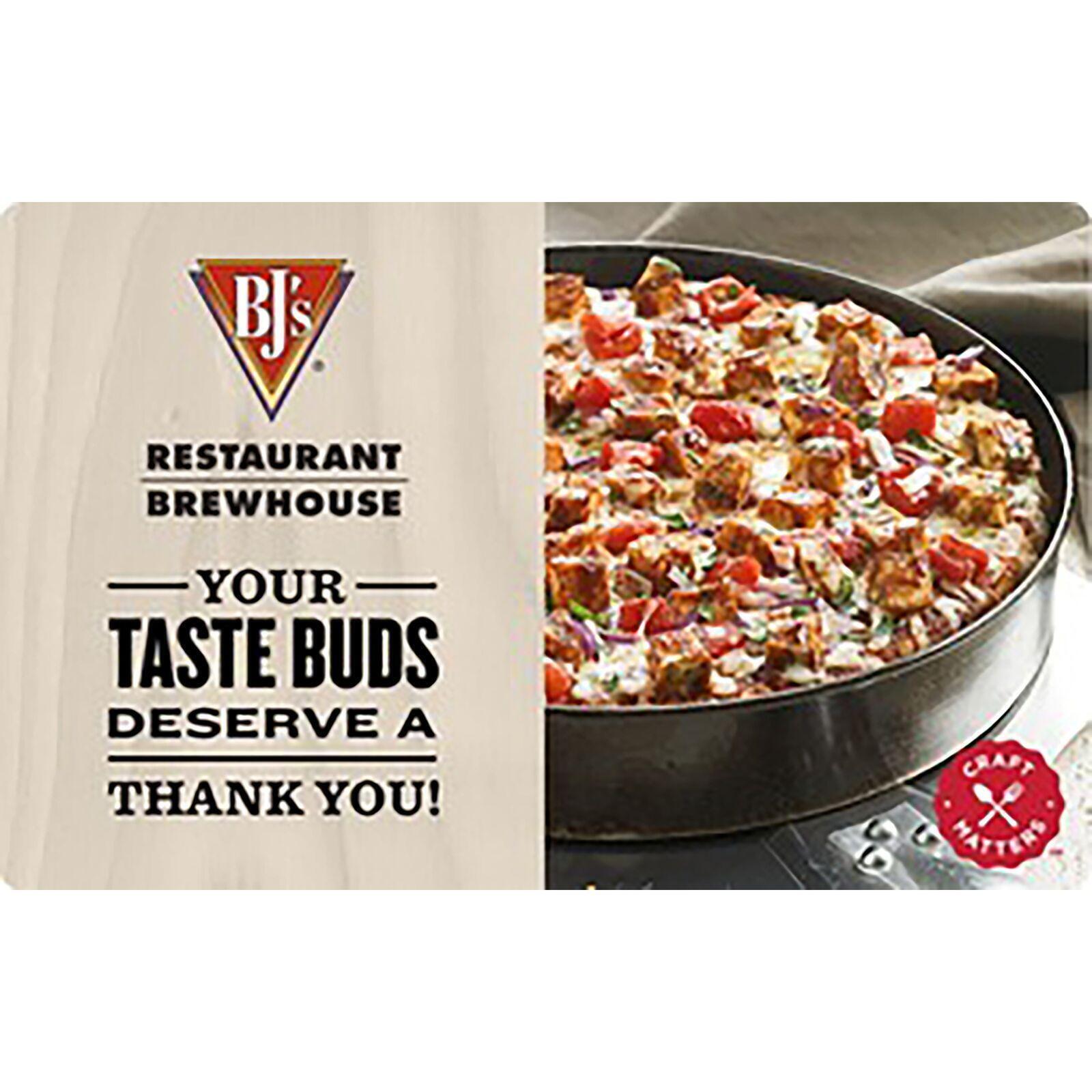 BJ's Restaurant & Brewhouse eGift Card (Email Delivery)