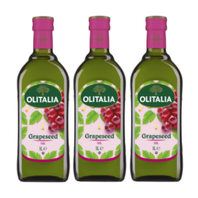 (美安)雙十慶賀組：奧利塔葡萄籽油1000毫升 3瓶 
