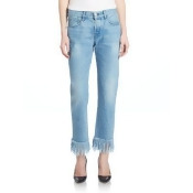 Straight Leg Fringe Jeans Straight Leg Fringe Jeans