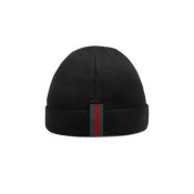 Boy's Knit Web Trim Beanie Hat Boy's Knit Web Trim Beanie Hat