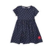 Little Girl's & Girl's Sunday Candy Cane Cotton Dress Little Girl's & Girl's Sunday Candy Cane Cotton Dress