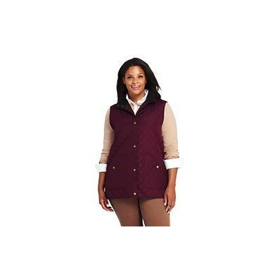 Women S Plus Size Quilted Barn Insulated Vest Deep Sea Xl From