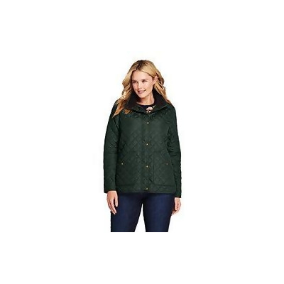 Women S Plus Size Quilted Barn Insulated Jacket Deep Woodland