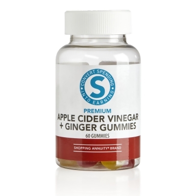 Shopping Annuity® Brand Premium Apple Cider Vinegar + Ginger Gummies 