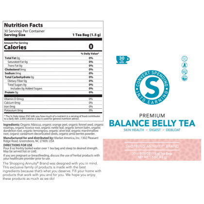 Shopping Annuity&reg; Brand Premium Balance Belly Tea alternate image