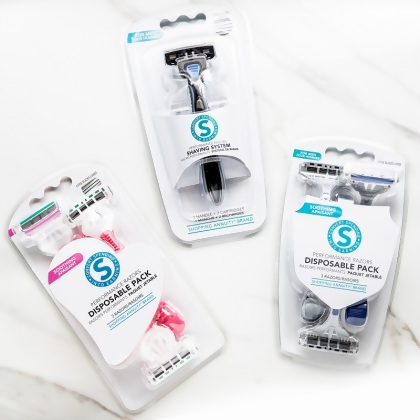Shopping Annuity Brand Performance Razors Shaving System for Men shown with Performance Razors Disposable Pack for Women & for Men