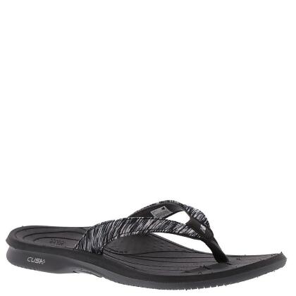 new balance women's cush  heathered thong sandal