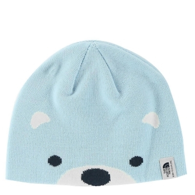 north face beanie blue
