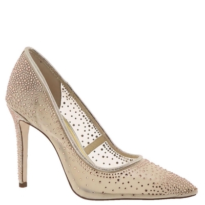 jessica simpson gold pumps