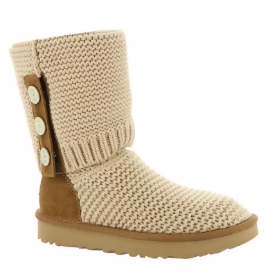 purl cardy knit boot