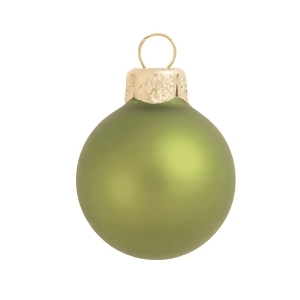 Matte Light Green Glass Ball Christmas Ornament 7 180mm - All